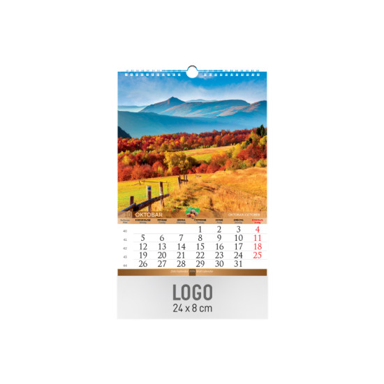 Zidni kalendar | Priroda II